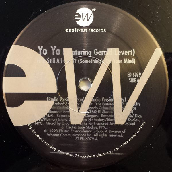 Yo-Yo Featuring Gerald Levert : Iz It Still All Good? (Something's On Your Mind) (12", Promo)