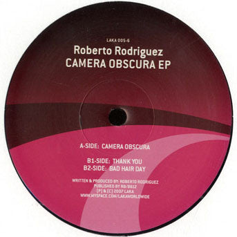 Roberto Rodriguez : Camera Obscura EP (12", EP)