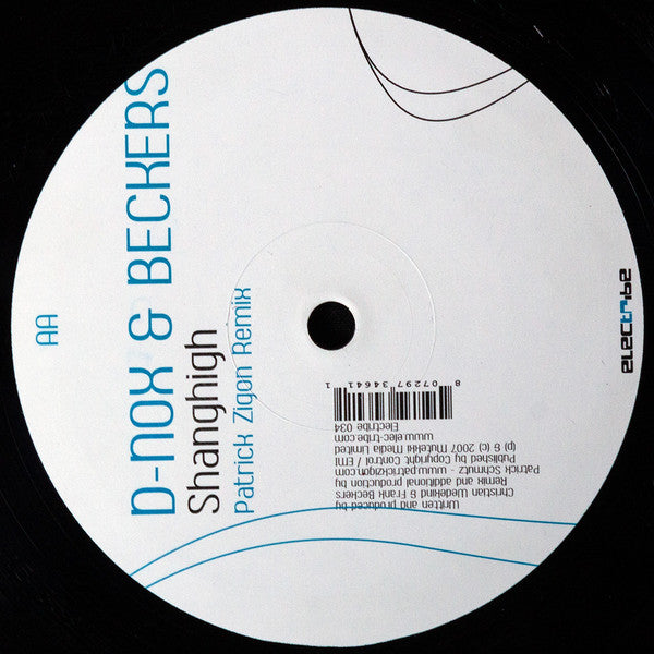 D-Nox & Beckers : Shanghigh (12")