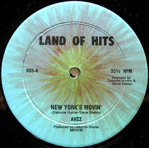 Ahzz : New York's Movin' (12")