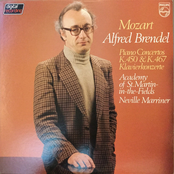 Wolfgang Amadeus Mozart - Alfred Brendel, The Academy Of St. Martin-in-the-Fields, Sir Neville Marriner : Concertos Pour Piano N°s 15 & 21 (LP)