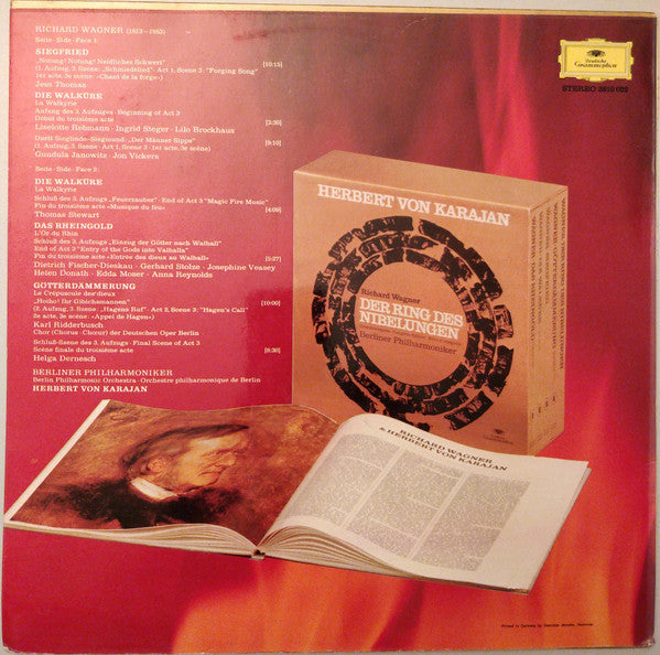 Herbert von Karajan, Richard Wagner, Berliner Philharmoniker : Der Ring Des Nibelungen (Hörproben Aus Der Gesamtausgabe) (LP, Promo)