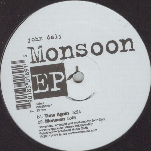 John Daly : Monsoon EP (12", EP)