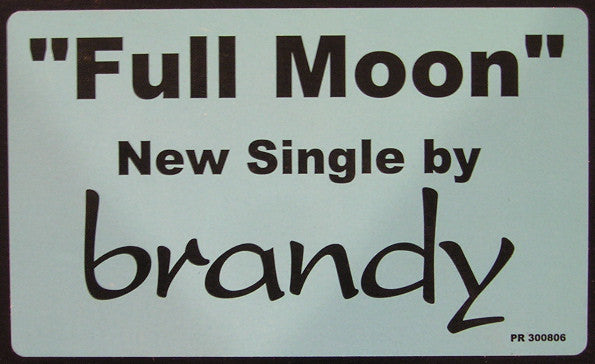 Brandy (2) : Full Moon (12", Promo)