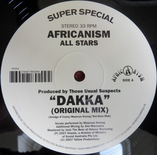 Africanism Produced By Those Usual Suspects : Dakka (12")