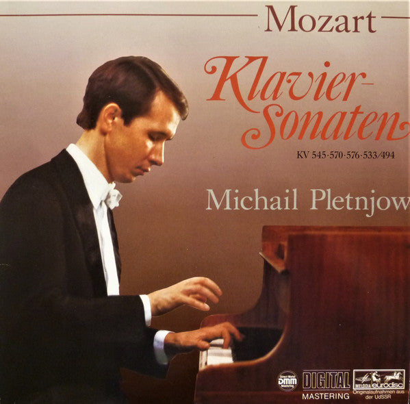 Wolfgang Amadeus Mozart, Mikhail Pletnev : Klavier-Sonaten KV 545 - 570 - 576 - 533/494 (2xLP, Comp)