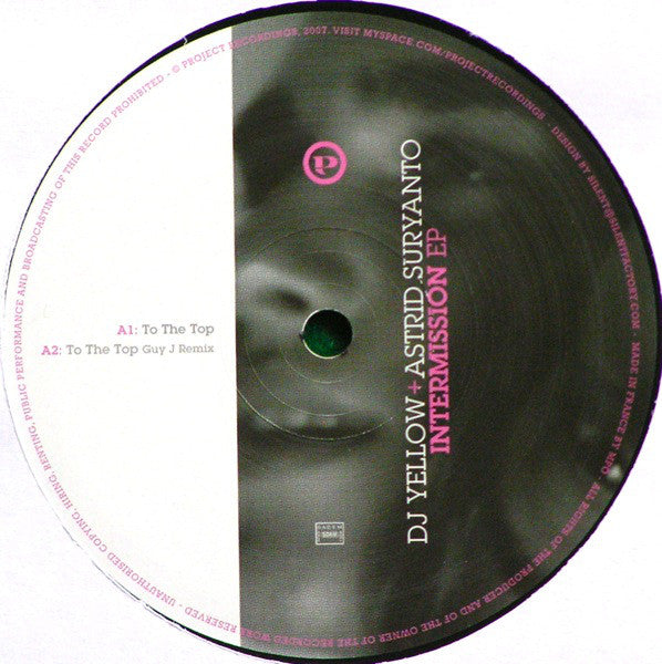 DJ Yellow + Astrid Suryanto : Intermission EP (12", EP)