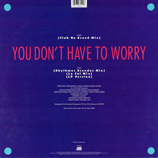 En Vogue : You Don't Have To Worry (12")