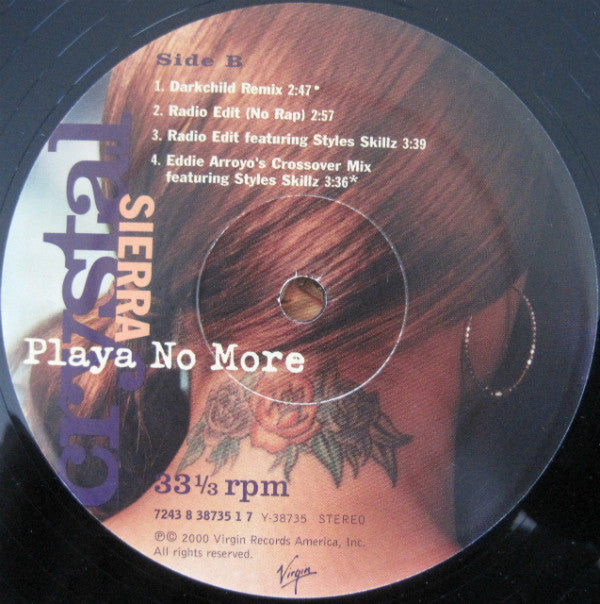 Crystal Sierra : Playa No More (12")