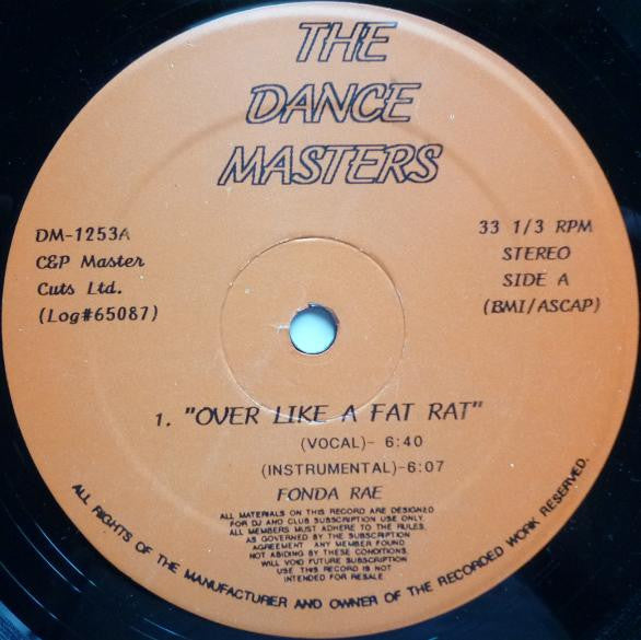 Various : The Dance Masters (12", Comp, Unofficial)