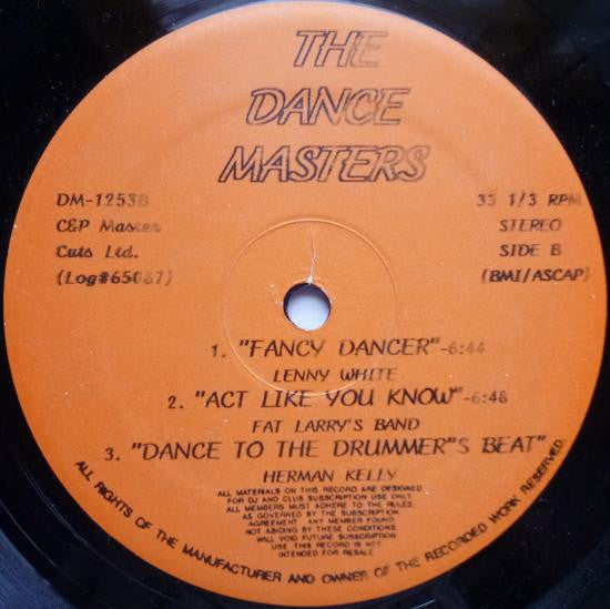 Various : The Dance Masters (12", Comp, Unofficial)