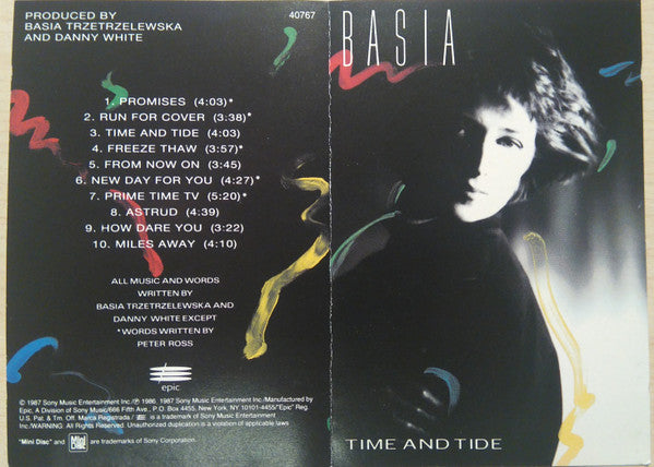 Basia : Time And Tide  (MD, Album)