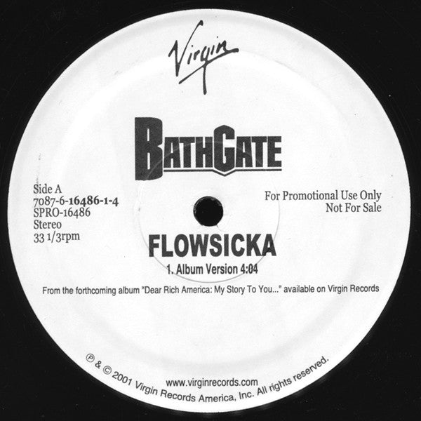 Bathgate : Flowsicka (12", Promo)