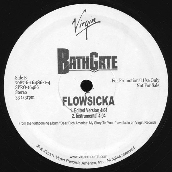 Bathgate : Flowsicka (12", Promo)