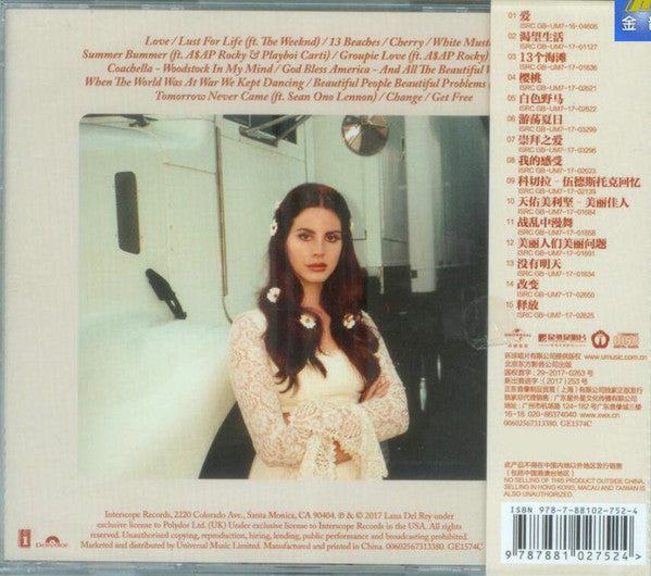 Lana Del Rey : Lust For Life (CD, Album)