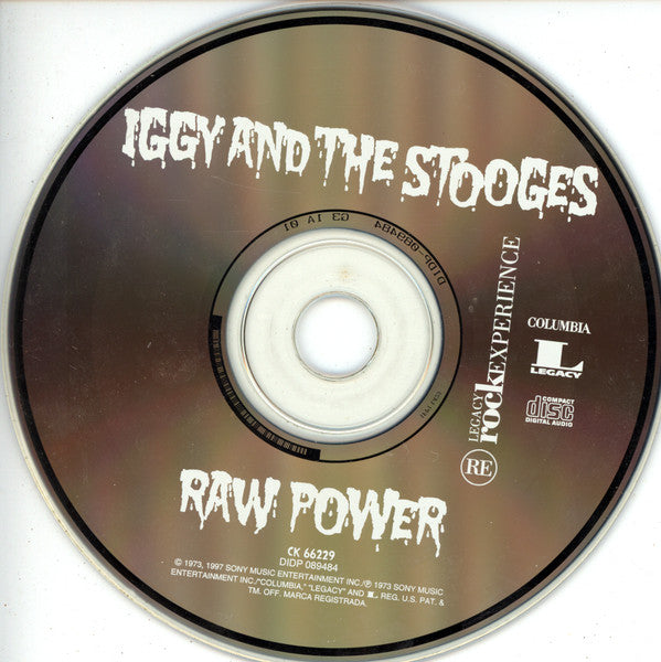 Iggy And The Stooges* : Raw Power (CD, Album, RE, RM)