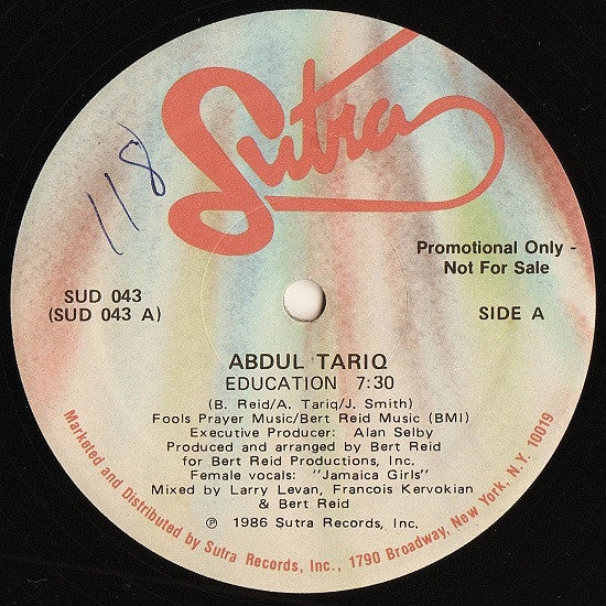 Abdul Tariq : Education (12", Single, Promo)