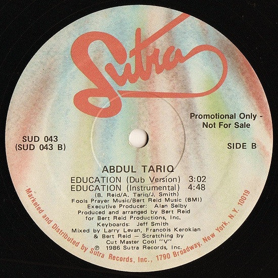 Abdul Tariq : Education (12", Single, Promo)