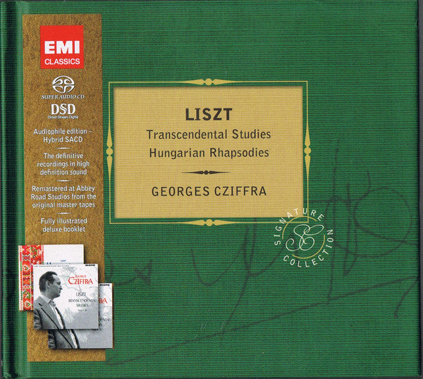 Liszt*, Georges Cziffra* : Transcendental Studies, Hungarian Rhapsodies (3xSACD, Hybrid, Comp, RM)