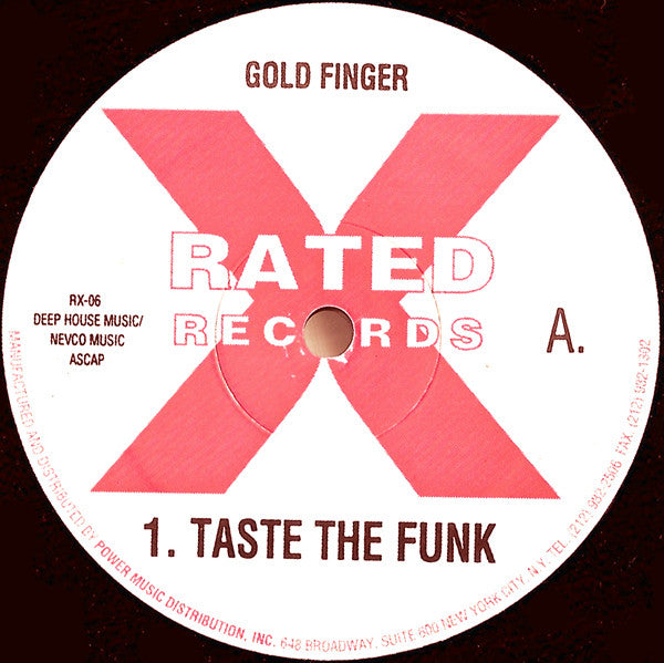 Goldfinger (2) : Taste The Funk / I Could Learn! (12", Maxi)