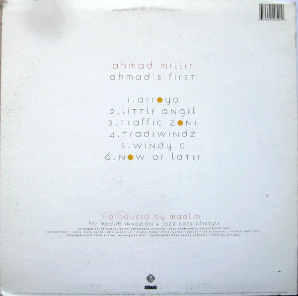 Ahmad Miller : Say Ah! (12", EP)