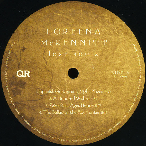 Loreena McKennitt : Lost Souls (LP, Album, 180)