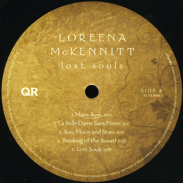 Loreena McKennitt : Lost Souls (LP, Album, 180)