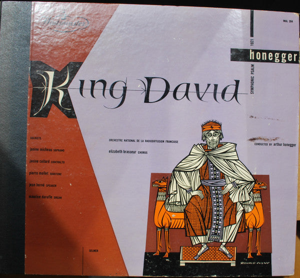 Arthur Honegger : King David (2xLP, Album)