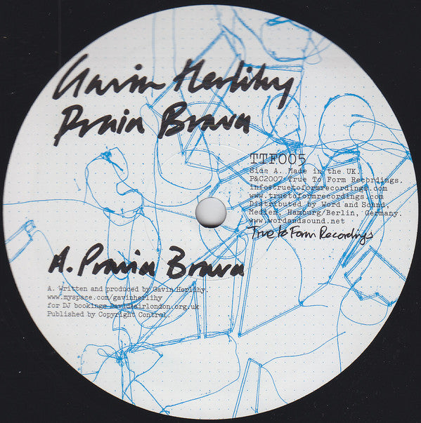 Gavin Herlihy : Praia Brava (12")