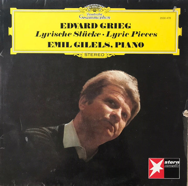 Edvard Grieg, Emil Gilels : Lyrische Stücke - Lyric Pieces (LP)