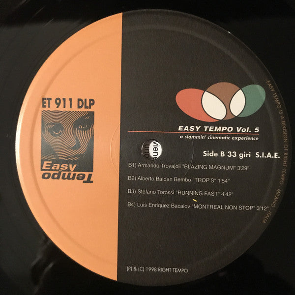 Various : Easy Tempo Vol. 5: A Slammin' Cinematic Experience (2xLP, Comp)