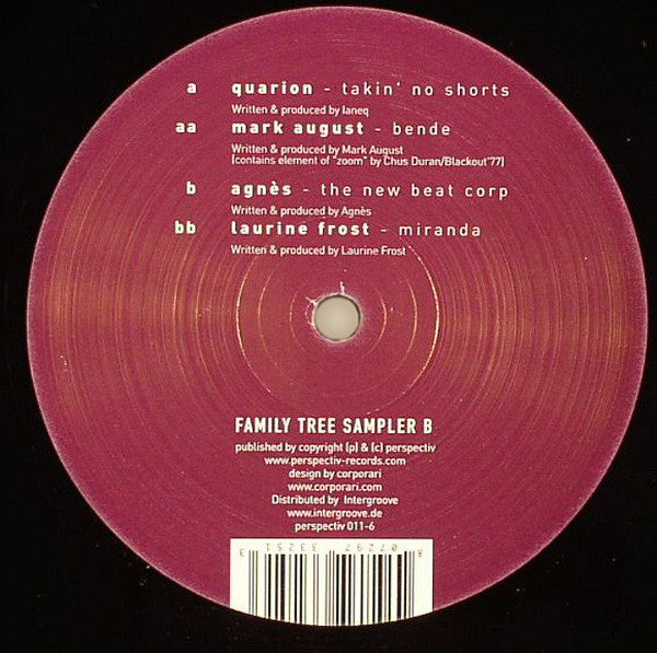 Various : Family Tree (Sampler B) (12", Smplr)