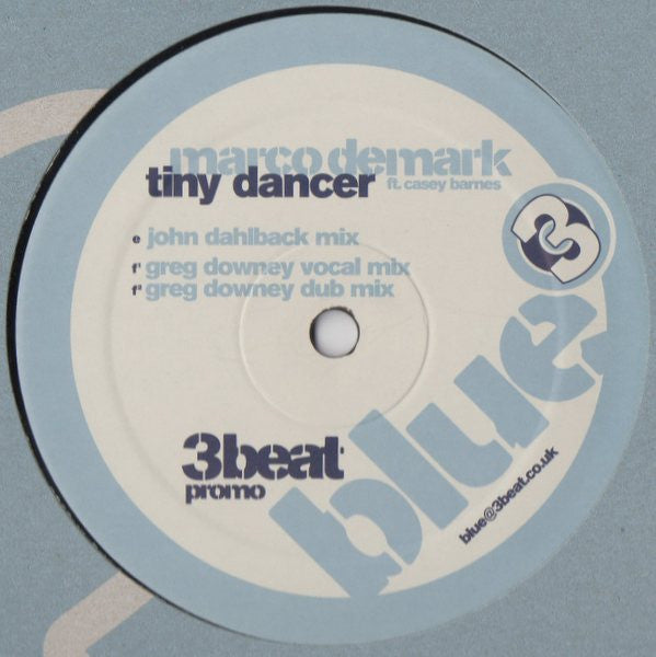 Marco Demark Ft. Casey Barnes : Tiny Dancer (12", Single, Promo, 3/3)