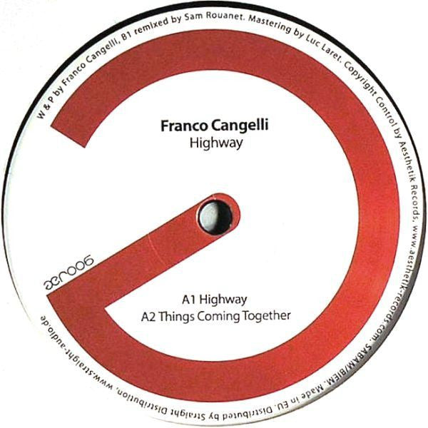 Franco Cangelli : Highway (12")