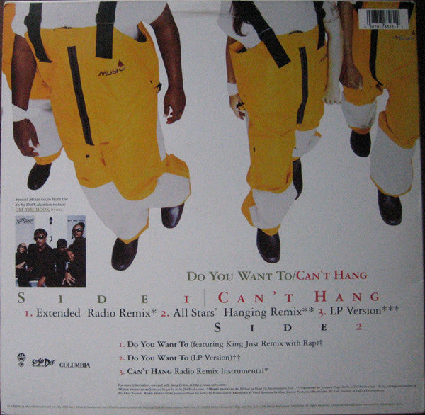 Xscape : Do You Want To / Can't Hang (12")