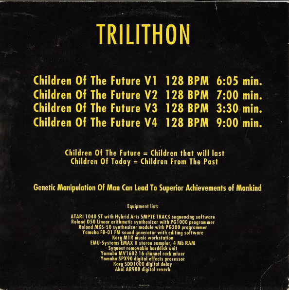 Trilithon : Children Of The Future (12")