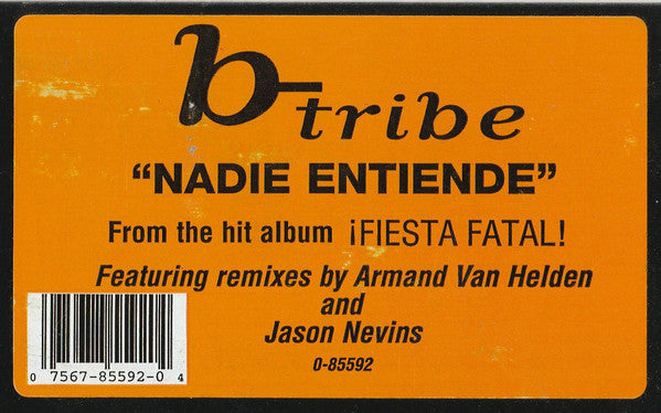 b-tribe : Nadie Entiende (Nobody Understands) (12")