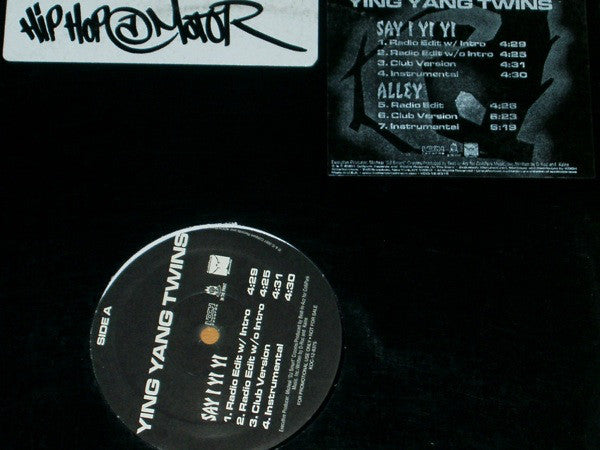 Ying Yang Twins : Say I Yi Yi / Alley (12", Promo)