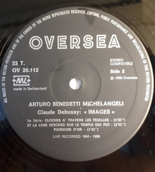 Arturo Benedetti Michelangeli : ... His Golden Time (LP)