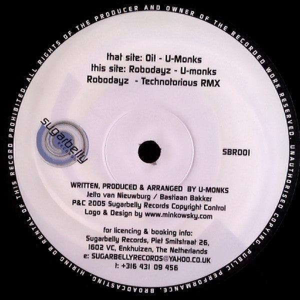 U-Monks : Robodayz (12")