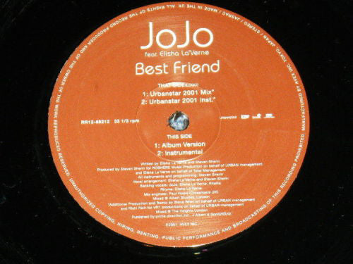 JoJo (15) Feat. Elisha La'Verne : Best Friend (12")