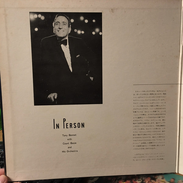 Tony Bennett With Count Basie Orchestra : In Person! (LP, Album, RE)