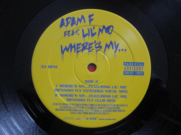 Adam F Feat. Lil' Mo : Where's My..? (12")