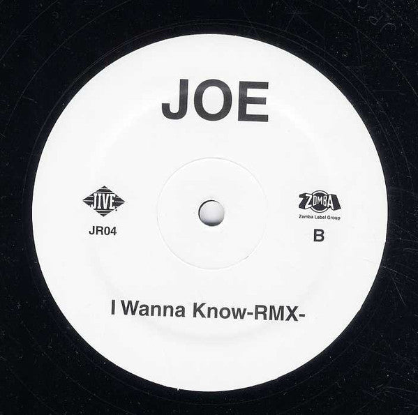 Joe : Ghetto Child / I Wanna Know (The Roni Remix) (12", Promo)