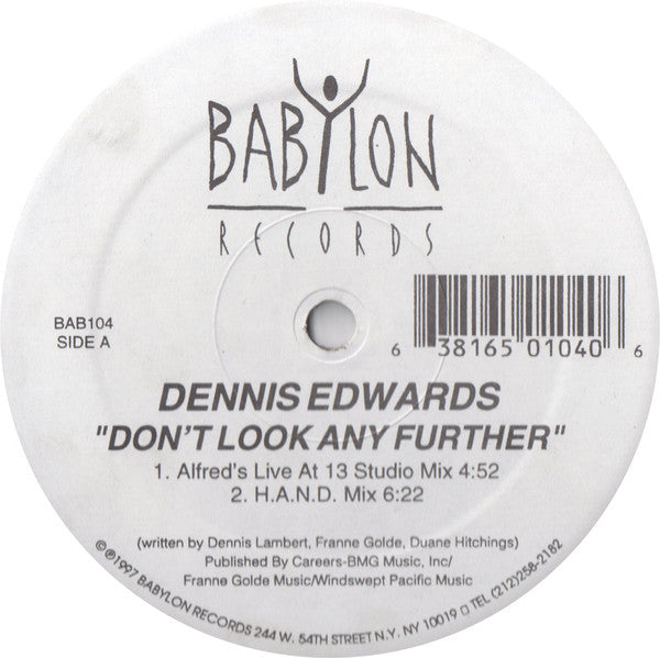 Dennis Edwards : Don't Look Any Further (12")