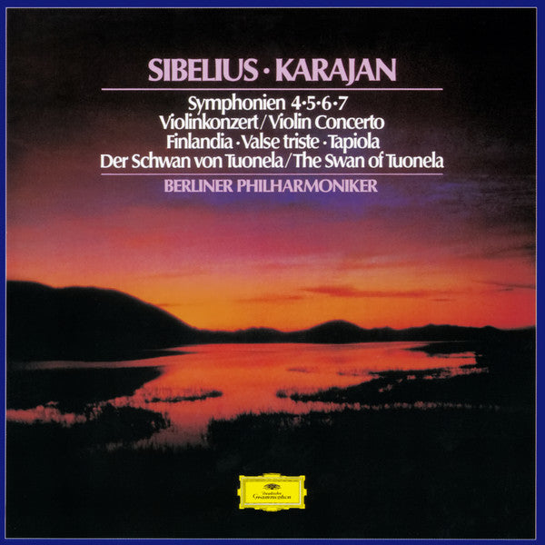 Jean Sibelius • Herbert von Karajan, Berliner Philharmoniker : Symphonien 4•5•6•7, Violinkonzert, Finlandia • Valse Triste • Tapiola, Der Schwan Von Tuonela (2xSACD, Comp, SHM)