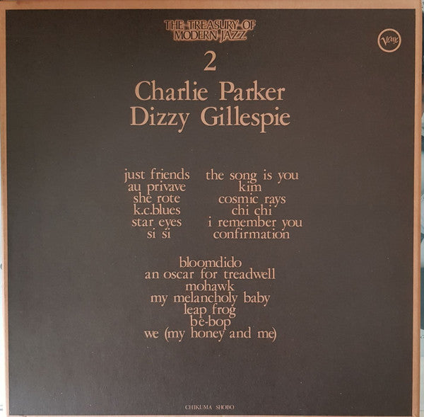 Charlie Parker, Dizzy Gillespie : The Treasury Of Modern Jazz 2 (2xLP, Comp, Mono + Box)