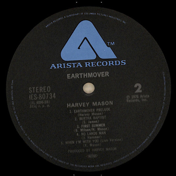 Harvey Mason : Earthmover (LP, Album)