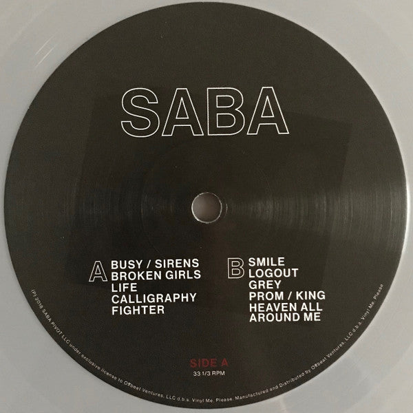 Saba (14) : Care For Me (LP, Album, Club, Gre)