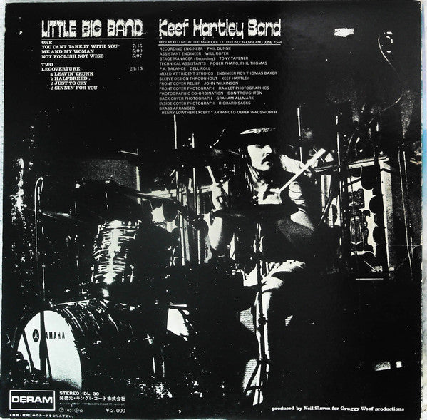 The Keef Hartley Band : Little Big Band (LP, Album)